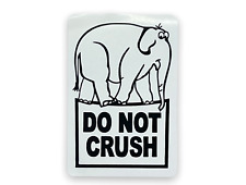 500 Labels - Elephant Do Not Crush 2x3 Whblk Adhesive Fragile Stickers