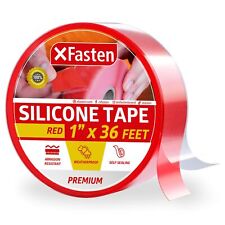 Xfasten Self Fusing Silicone Tape Red 1 X 36-foot