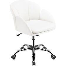 Desk Chair For Home Office Modern Makeup Vanity Swivel Chair With Armrests