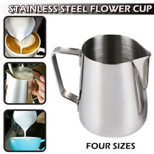 Stainless Steel Milk Frothing Pitcher Cup 150ml-1000ml Coffee Latte Craft Mug