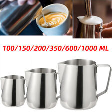 Stainless Steel Milk Frothing Jug Espresso Coffee Pitcher Barista Craft Coffee