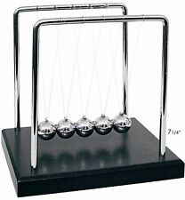 Powertrc Newtons Cradle Balance Balls 7 14 Science Physics Gadget Desk Toys