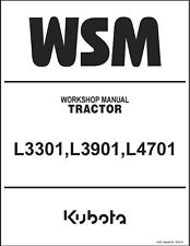 3301 Farm Tractor Workshop Repair Service Manual Kubota L3301 L3901 L4701