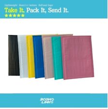 Economy Poly Bubble Mailer Padded Envelope Shipping Bag Multiple Colors Size