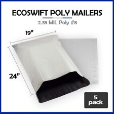 5 19x23 Ecoswift Poly Mailers Large Plastic Envelopes Shipping Bags 2.35mil