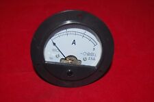 Dc 0-3a Round Analog Ammeter Panel Amp Current Meter Dia. 90mm Direct Connect