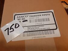 Samco Transfer Pipet Sterile Ind. Pkg 202-15 Bulb Top 6 12 Lot Of 750