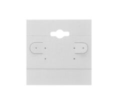 Cutebox White Earring Cards 100pcs For Stores Tradeshows Events And More.