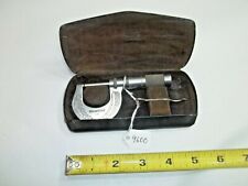 Brown And Sharpe No. 13 0 - 1 Machinist Micrometer .0001 Steel Faces Usa