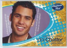 Jared Yates 2005 American Idol Chatter Fleer Trading Card 17