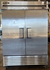 True T-49b Two Door Stainless Steel Refrigerator .5c-3c 49cf 120v Fully Tested