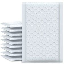 Bubble Mailers 4x8 Inch White 50 Pack Poly Padded Envelopes Small Business Ma...