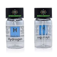 Hydrogen Gas 99 Element 1 Sample H Mini Ampule In Labeled Glass Vial