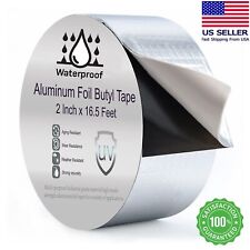 Aluminum Foil Butyl Tape Seal Rubber Patch Leak Rv Repair Roof Waterproof Tape