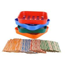 Coin Sorters Tray Coin Counters 4 Color-coded Coin Sorting Tray Bundled With