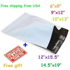 6x9 9x12 10x13 12x15.5 14-5x19 Poly Mailers Mailing Self Sealing Plastic Bags
