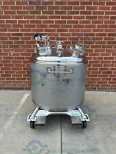 Precision Stainless 600 Liter Stainless Steel Jacketed Reactor 45 Psi