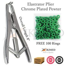 Elastrator Castration Tail Docker Pliers Cp 8 Free 100-pcs Elastic Bands