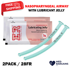 Ever Ready First Aid Nasopharyngeal Airway 28fr W Packet Of Lubricant Jelly 2pcs