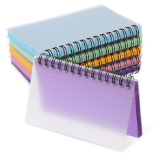 5pcs Multicolor Spiral Bound Ruled Index Cards For Home School Office-sd