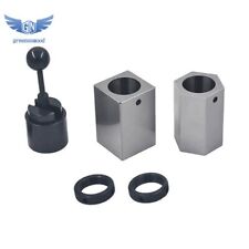 New 5c Collet Block Set- Square Hex Rings Collet Closer Holder For Lathe