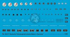 Peddinghaus 135 German Vehicle Instrument Faces And Markings Wwii Decal 2317