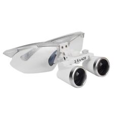 Dental Surgical Medical Binocular Loupes 3.5x 420mm Optical Glass Lens Magnifier