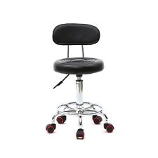 Office Chair Adjustable Swivel Drafting Rolling Stool Salon Back Support Foot