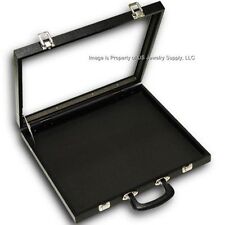 Glass Top Lid X-large Display Carrying Case W Handle 16 14w X 15d X 2 18h