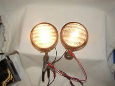 Vintage Dietz 9-45 Tractor Lights In Good Used Condition.