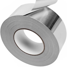 2x82ft Silver Aluminum Tape Heavy Duty Duct Tape For Health Insulation Hvac