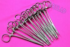 10 Pc Mosquito Hemostat Forceps 5.5 Curved Stainless Steel Surgical Medical