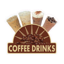 Food Truck Decals Coffee Drinks Restaurant Food Concession Sign Green