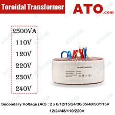 Ato Toroidal Transformer Dual Primary Secondary 2500va 24-0-24v30-0-30v