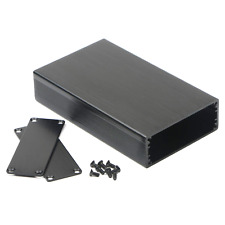 Jiuwu Black Surface Drawing Aluminum Enclosure Project Box Electronic Enclosure