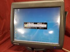 Micros Workstation 5 System Unit - Pos Terminal And Stand - 400814-001 9178