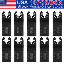 10-50 Pack Oscillating Multi Tool Saw Blades Carbon Steel Cutter Diy 34mm