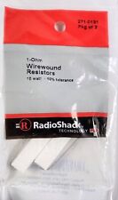 Radio Shack 1-ohm Wire Wound Resistors 10 Watt 10 Tolerance 271-0131