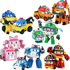 Poli Robocar Car Toy Robot Figure Action Diecast Toys Transforming Gift Toys