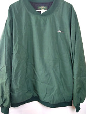 Vtg Orvis Size Lg Fly Fishing Shell Pullover Coat Windbreaker Jacket Green Usa