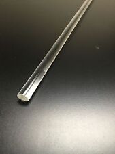 1 Pc 38 Dia .375 18 Long Clear Acrylic Plexiglass Rod Lucite