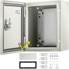 Vevor 10x8x6 Carbon Steel Electrical Enclosure Ip65 Wall Mount Junction Box