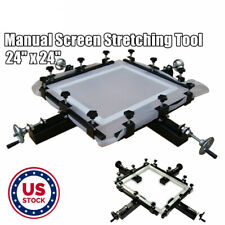 Usa High Precise 24x24 Manual Screen Stretching Machine Screen Print Stretcher