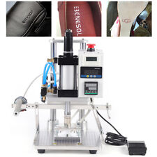 110v 500w Pneumatic Hot Foil Stamping Press Machine Stamp 80x100mm Logo Printer