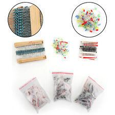 Lot 1390pcs Electronic Components Led Diode Transistor Capacitor Resistance Kit