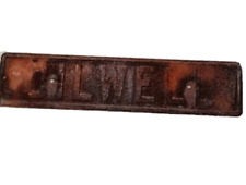 Vintage 24 X 6 Metal Oil Rig Pump Jack Sign Oilwell - Oil Well - 1920s