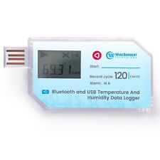 1p Data Logger Temperature And Humidity With Lcd Usb Bluetooth App