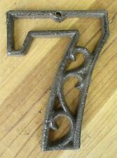 Metal House Numbers Street Address Large Rustic Cast Iron Pick S From 0-9 