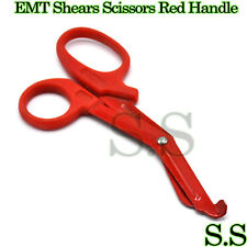 Red Handle Red Blade Tactical Medical Shears Emt Scissors 5.5 Medic Aid Tool