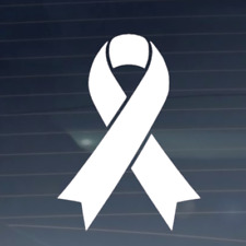 Cancer Ribbon Awareness - Cnc Cut Decal Vinyl Sticker -pic From Multi Colors